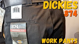 Dickies Original 874 Work Pants Overview [upl. by Amend267]