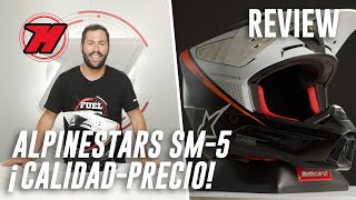 Review NUEVO CASCO offroad ALPINESTARS SM5 ¡calidadprecio imbatible 😜 [upl. by Inverson]