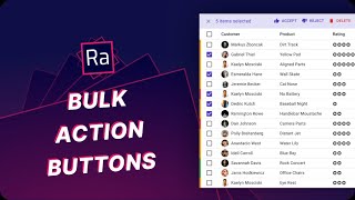 Bulk Action Buttons Update Multiple Records At Once [upl. by Eleets]