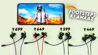 BEST GAMING EARPHONES in BUDGET under ₹700  Earphones for PUBGBattleground [upl. by Esyla]