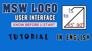 Introduction to MSWlogo screen user interface [upl. by Allemap]