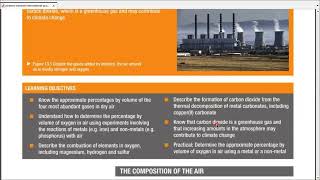 Edexcel IGCSE Chemistry 91  Unit 2  Gases in the Atmosphere [upl. by Loram]