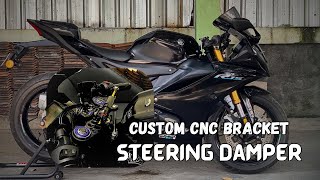 36 R15 V4 Steering Damper BracketMounting Custom CNC [upl. by Alvord]