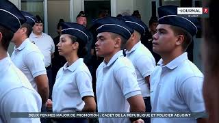 Deux femmes majors de promotion  cadet de la République et policier adjoint [upl. by Fennell887]