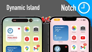 Dynamic Island vs Notch Every Difference Tested amp Explained [upl. by Uela269]