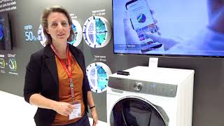 Samsung QuickDrive wasmachine  IFA 2017 Consumentenbond [upl. by Ibor943]