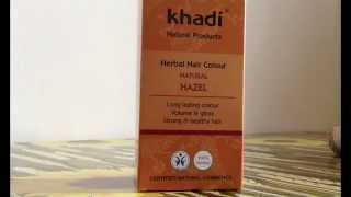 Hennè Khadi Nocciola  Applicazione e recensione  Su capelli bianchi [upl. by Mutz]