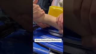 Ankle Dislocation Reduction Quick Steps to Restore Alignment MedicalTips AnkleInjury Health [upl. by Feetal794]