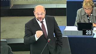 Martin Schulz EU Commission needs more powers in eurozone [upl. by Ardnuat113]