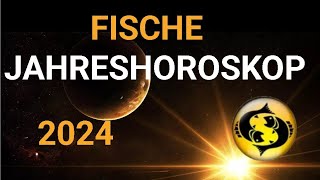 ⭐ FISCHE ⭐ JAHRESHOROSKOP 2024 VON KI [upl. by Kcirdahs]