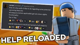 You Can HELP ARSENAL RELOADED… Roblox Arsenal [upl. by Jariv]