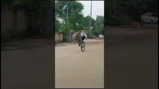 Wheelie 😱☠️🔥MTB cycle stunts 🔥explore yt trending shortsyoutubeshorts wheelietrendingshorts [upl. by Atinus]