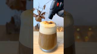 Coffee with caramel crust asmr recipe coffee latte cappuccino sugar [upl. by Meijer788]