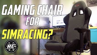 Sim Racing with a GAMING CHAIR  GTOmega Pro Racing Office Chair review [upl. by Claresta]