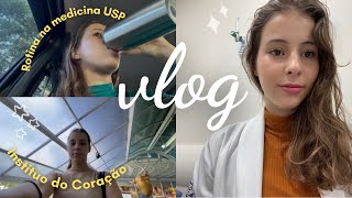 MEDVLOG na USP Estágio de clínica médica no HC e InCor👩‍⚕️ Rotina de uma estudante [upl. by Shantee557]