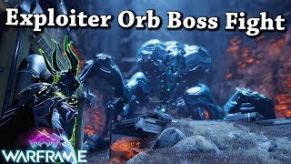 Warframe  Operation Buried Debts  Deck 12 Exploiter Orb Boss Fight [upl. by Sheeree]