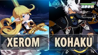 GBVSR Xerom Charlotta Vs Kohaku Eustace  High Level Gameplay [upl. by Asamot]