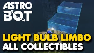 Astro Bot  Light Bulb Limbo 100 Walkthrough All Bots amp Puzzle Pieces [upl. by Silloh]