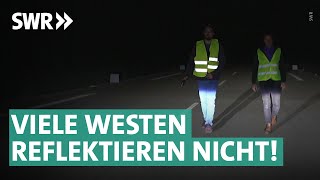 Warnwesten – wenn schlechte Produkte die Sicherheit gefährden  Marktcheck SWR [upl. by Dorsey]