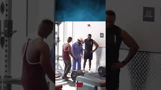 Helping Strangers but with Tiny Weights Only 🤣 ANATOY GYM PRANK anatoly gym prank fitness [upl. by Yssak]