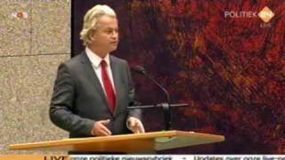 1716 september 2009 Algemene Beschouwingen Termijn 1 Geert Wilders PVV [upl. by Tnek]