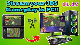 Stream your 3DS Footage to PC Wirelessly SnickerStream Guide for 1117 [upl. by Noreik]