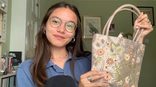 ASMR What’s in my bag 👜🧸 [upl. by Tiraj]