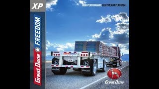 Freedom XP Aluminum Flatbed  Jim Hawk Truck Trailers [upl. by Echo422]