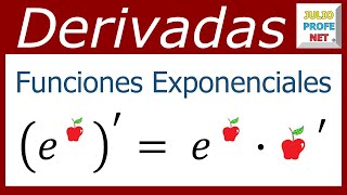 REGLAS PARA DERIVAR FUNCIONES EXPONENCIALES [upl. by Asertal]