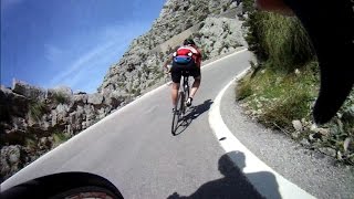 Mallorca Cycling Video for Indoor Training 60 Minute Full HD Drift Camera [upl. by Eeneg]