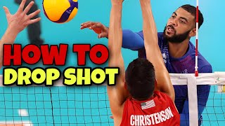 how to drop shot in volleyball  like ngapeth [upl. by Rosana]