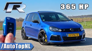 365HP VW Golf R MK6 REVIEW on AUTOBAHN NO SPEED LIMIT by AutoTopNL [upl. by Eiramesor]