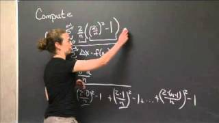 Series Calculation Using a Riemann Sum  MIT 1801SC Single Variable Calculus Fall 2010 [upl. by Oriana]