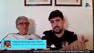 BOTAFOGO X VOLTA REDONDA  LIVE PRÉJOGO com Gustavo Braune [upl. by Yrram]