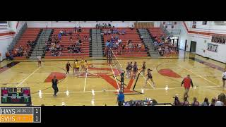 SVHS Varsity Volleyball vs Hays HS [upl. by Appleton]