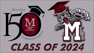 150th Annual Commencement Mechanicsburg Area Senior High School Class of 2024 [upl. by Esyahc429]