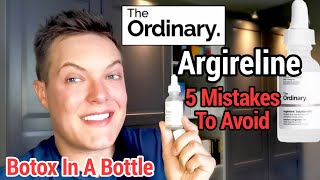 MAXIMUM ANTI AGING  How To Use The Ordinary Argireline Solution 10 [upl. by Ahsienom]