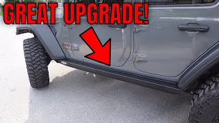 The BEST Jeep Rock Slider Steps for PROTECTION FUNCTIONALITY amp SAFETY [upl. by Volkan]