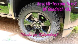 BF Goodrich AllTerrain KO2 Tires Review [upl. by Ahsatel]