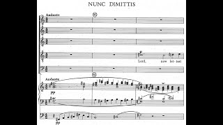 Ruth Gipps  Nunc dimittis score video [upl. by Siloam]