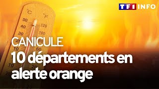 La météo dEvelyne Dhéliat  10 départements en alerte canicule [upl. by Einor]