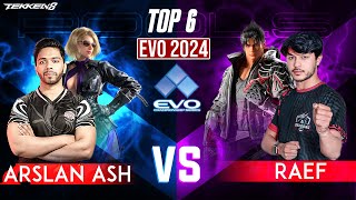 Arslan Ash Nina VS Raef Jin  Winners Semi Final  Evo 2024  tekken8 [upl. by Ceporah]