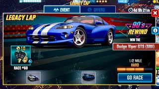 Final Race  60 with Tuning Guide  Legacy Lap Event  CSR2 [upl. by Dahs]