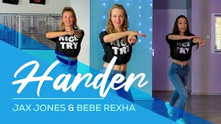 Jax Jones Bebe Rexha  Harder  Easy Fitness Dance Video  Choreo  Baile [upl. by Hampton448]