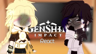 🖤✨ Genshin Impact Fatui Harbingers Reacts to Aether pt2  Gacha Club  read desc [upl. by Reeta]