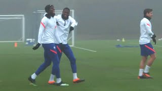 Chelsea Players Train Ahead Of Champions League Clash With Krasnodar [upl. by Dolli]