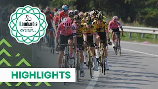 Il Lombardia presented by Crédit Agricole 2023  Highlights [upl. by Eidnahs]