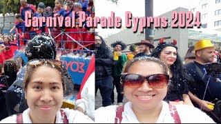 Cyprus Carnival Parade Celebrations year March 17 2024 [upl. by Hilten]