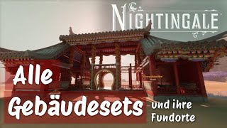 Nightingale  Alle Gebäudesets und ihre Fundorte  Guide  Tutorial  deutsch [upl. by Heilman197]