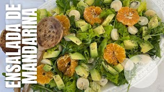 ENSALADA DE MANDARINA una explosión de sabores que te encantaran [upl. by Sabelle602]